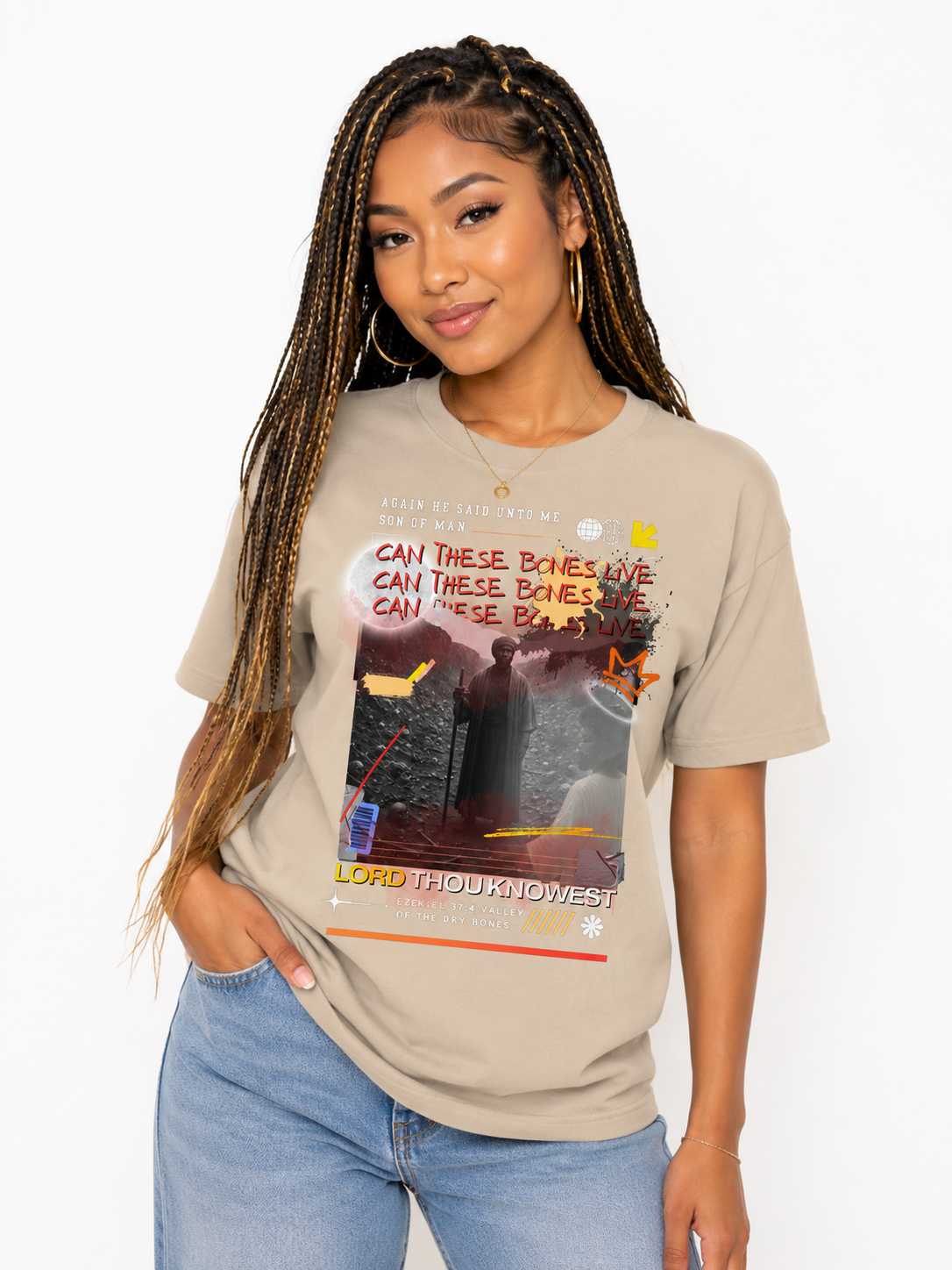 Can These Bones Live? - organic cotton ribbed neck t-shirt