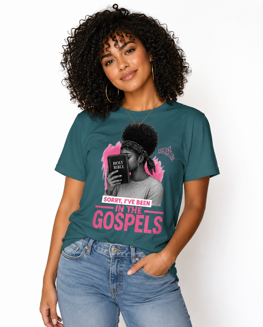 In the Gospels (women) - organic cotton ribbed neck t-shirt