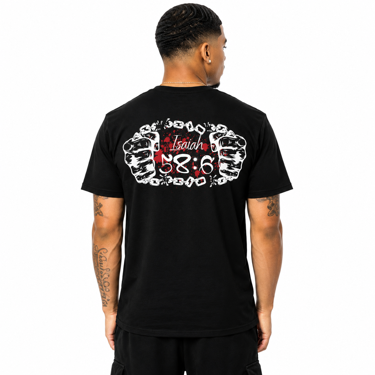 DETOX Cotton Shirt (Black) - 100% Organic Cotton t-shirt